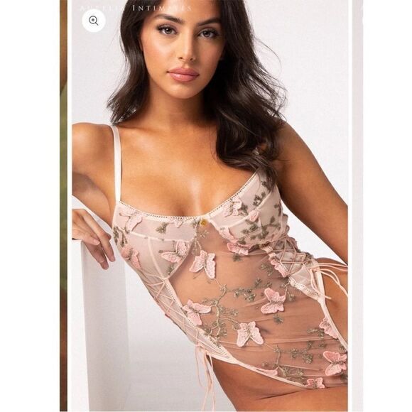 Aurelia Intimates Violante Butterfly One Piece Lingerie - Picture 2 of 13